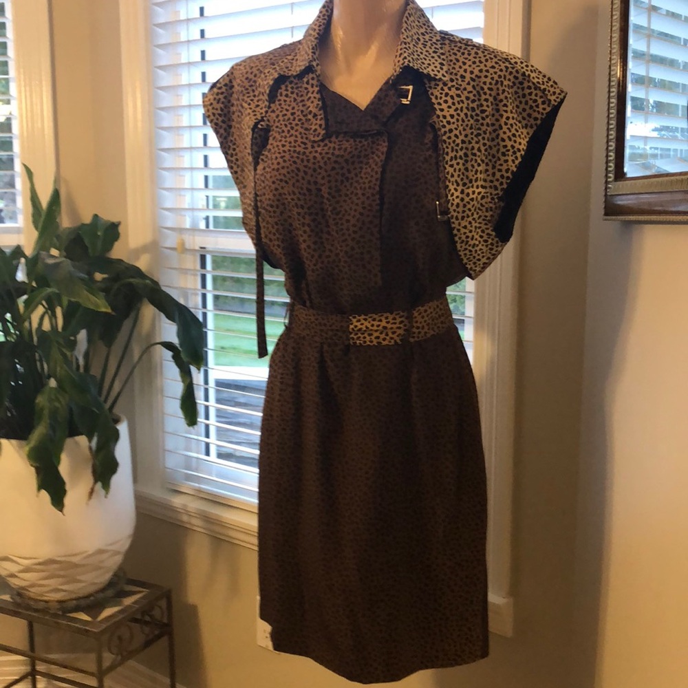 Authentic Gucci cheetah print dress
